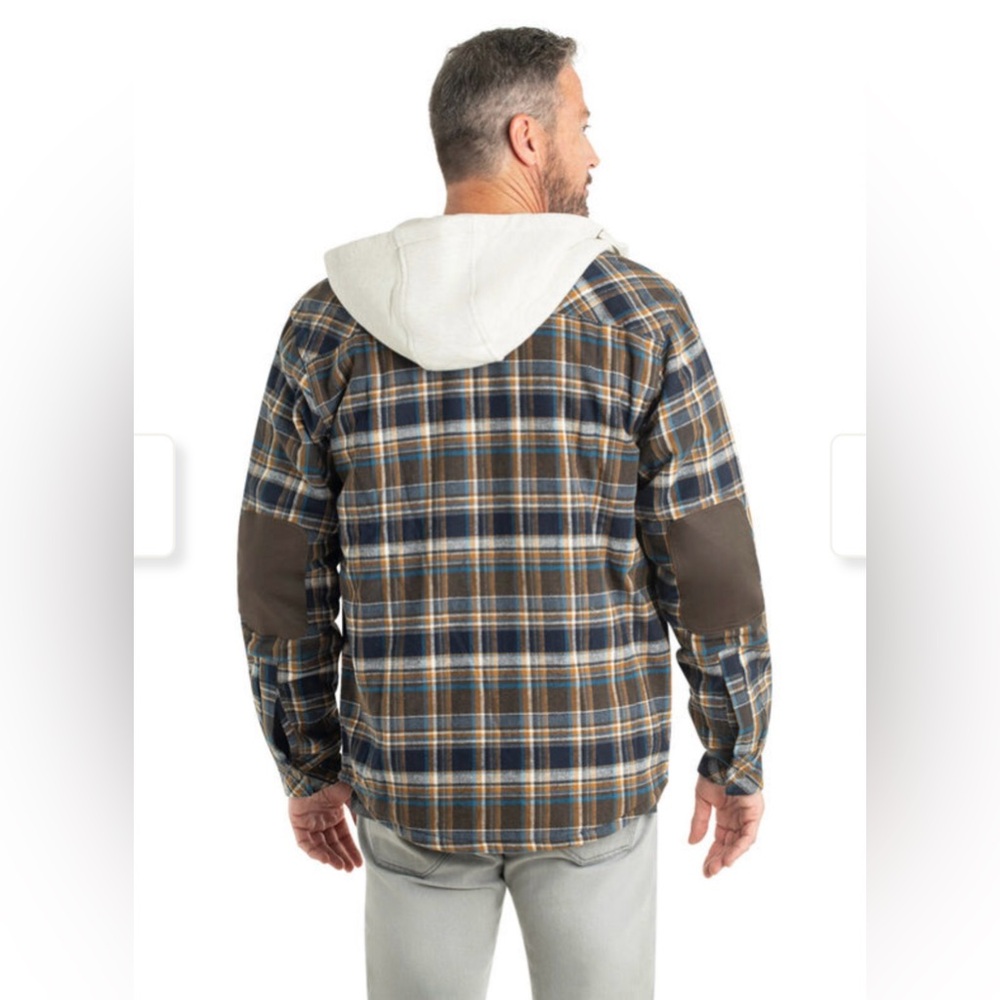 Legendary Whitetails Camp Night Hooded Flannel Shirt Jacket - Picture 2 of 9